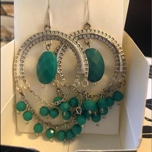 Avon Mark Silver & Turquoise color Earrings